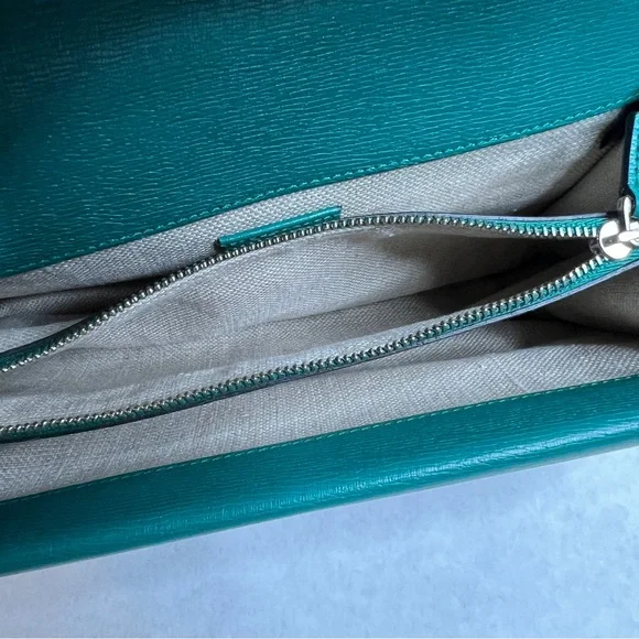 GUCCI Teal Medium Dionysus Blooms Leather Shoulder Bag - Picture 11 of 15